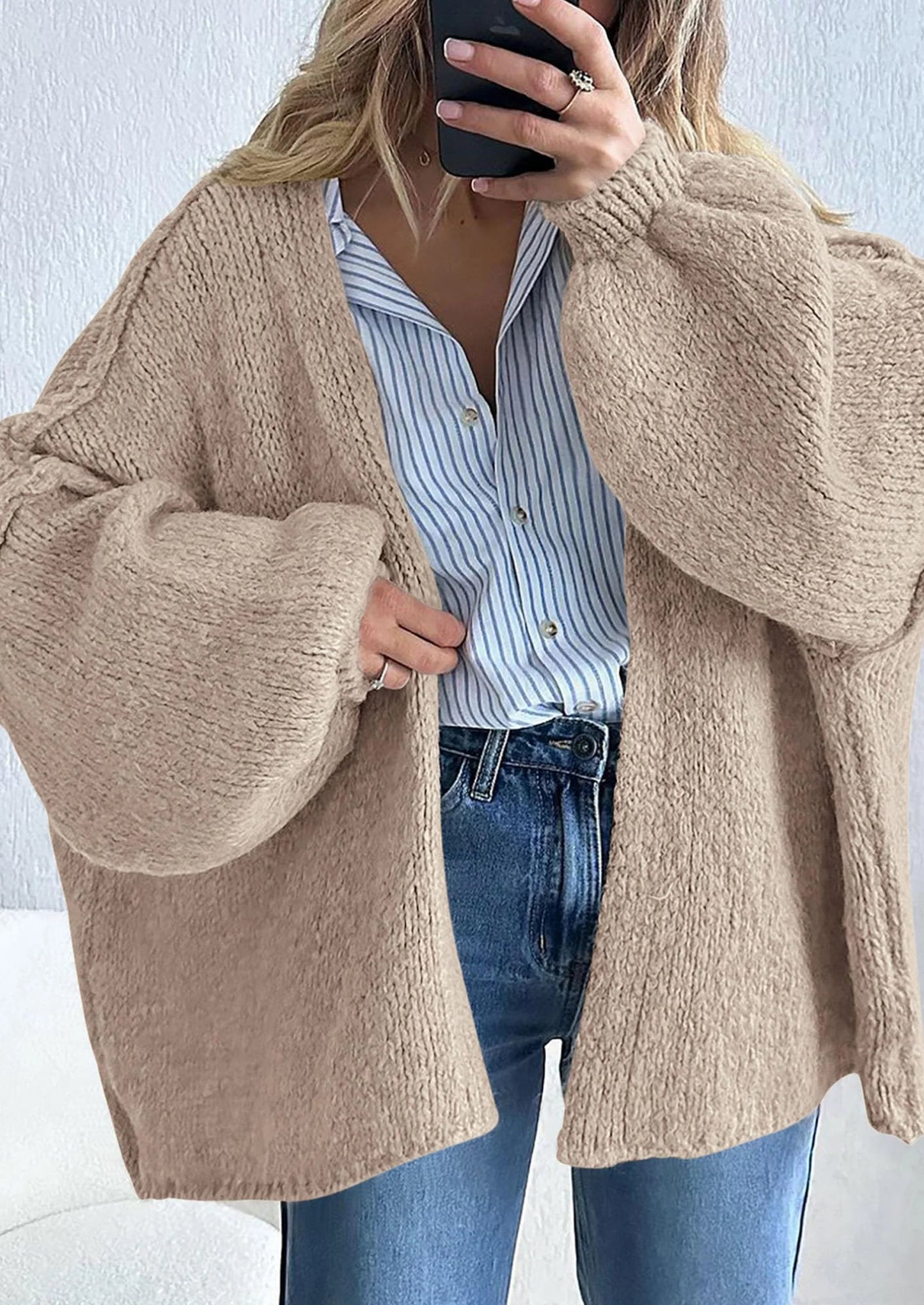 Teddy Oversized Cardigan