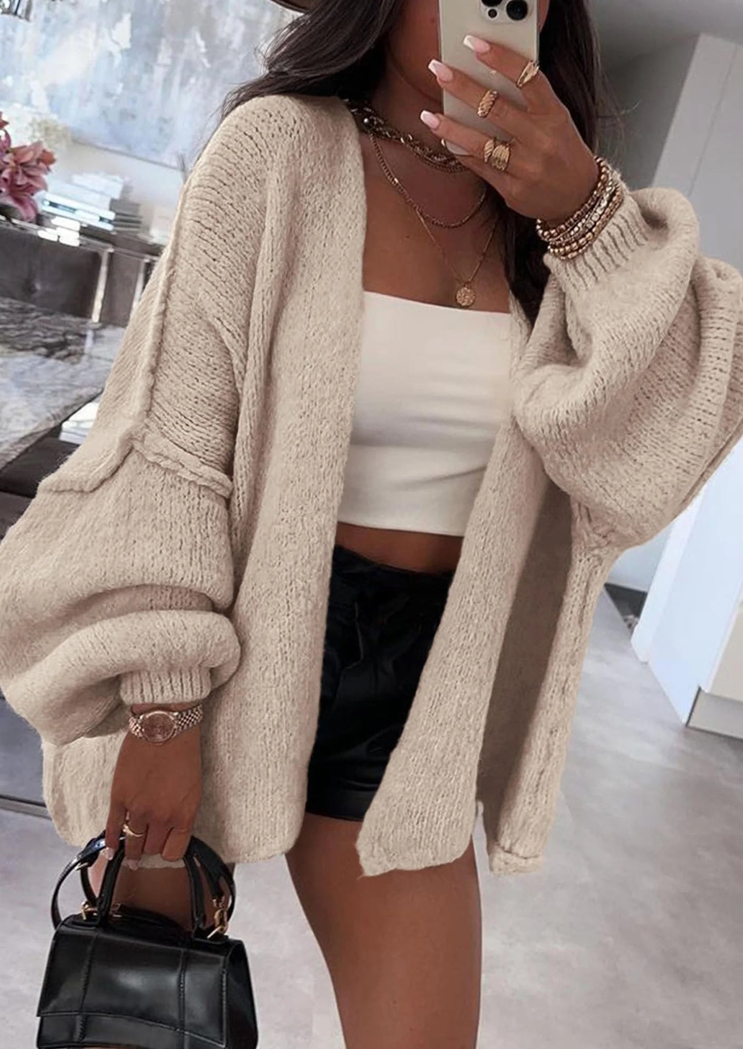 Teddy Oversized Cardigan
