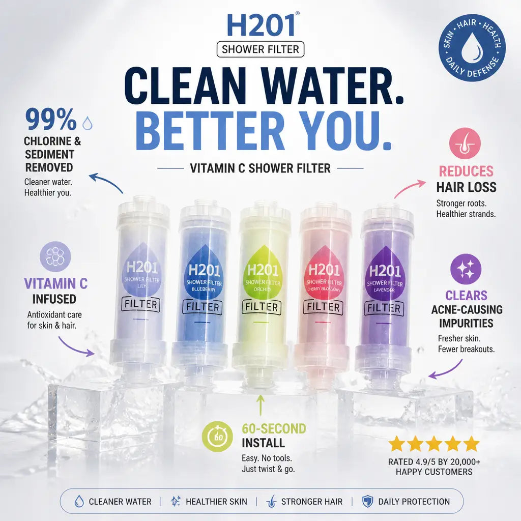 H2O1 Vitamin C Infused Shower Filter