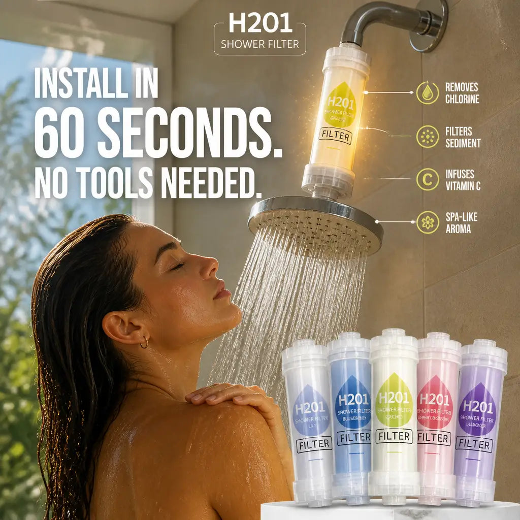 H2O1 Vitamin C Infused Shower Filter